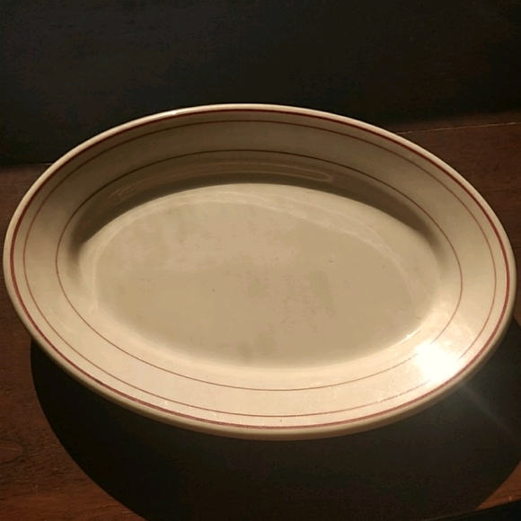 Sterling Vitrified China Desert Tan Serving Plate - Picture 3 of 6